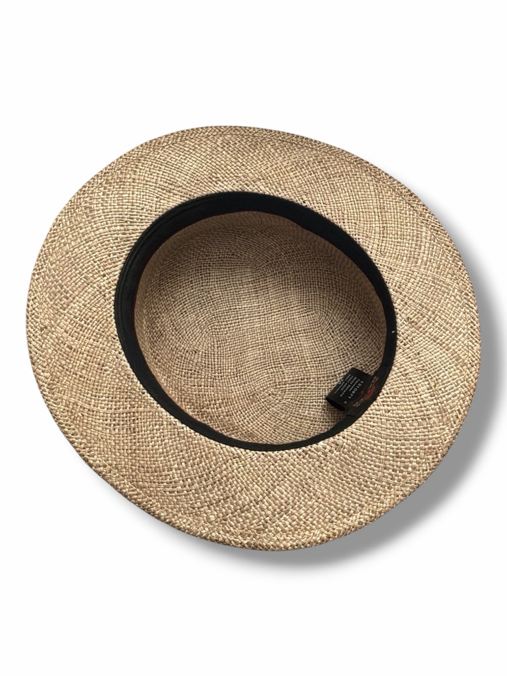 Mayser Tan Natural Straw Gondola Panama Hat Size Medium - Picture 3 of 5
